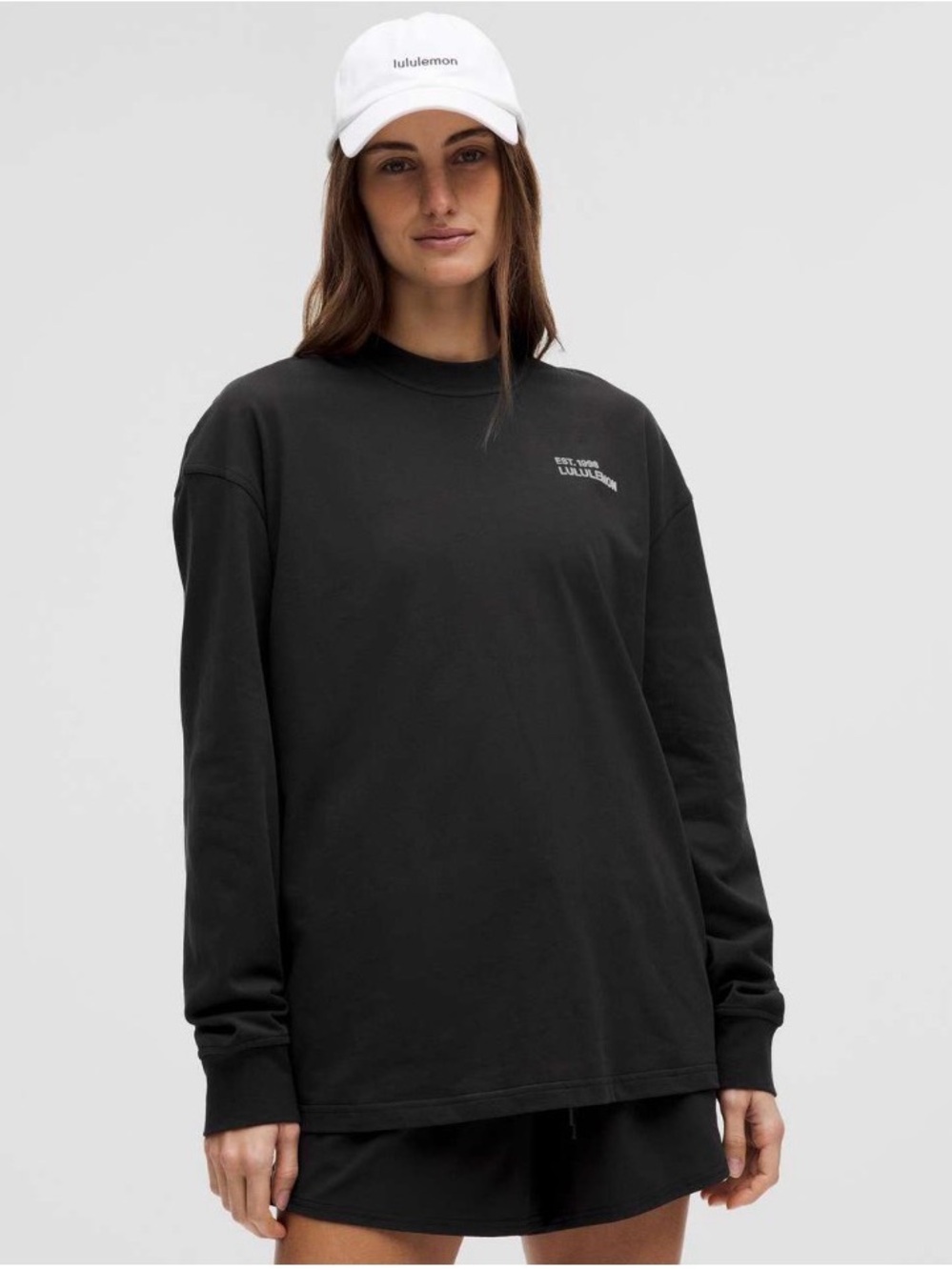 Lululemon Heavyweight Cotton Crewneck Long-Sleeve Shirt
Black